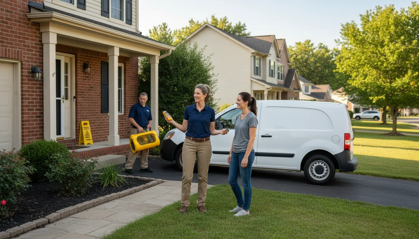 Residential water damage restoration in North Bethesda, MD